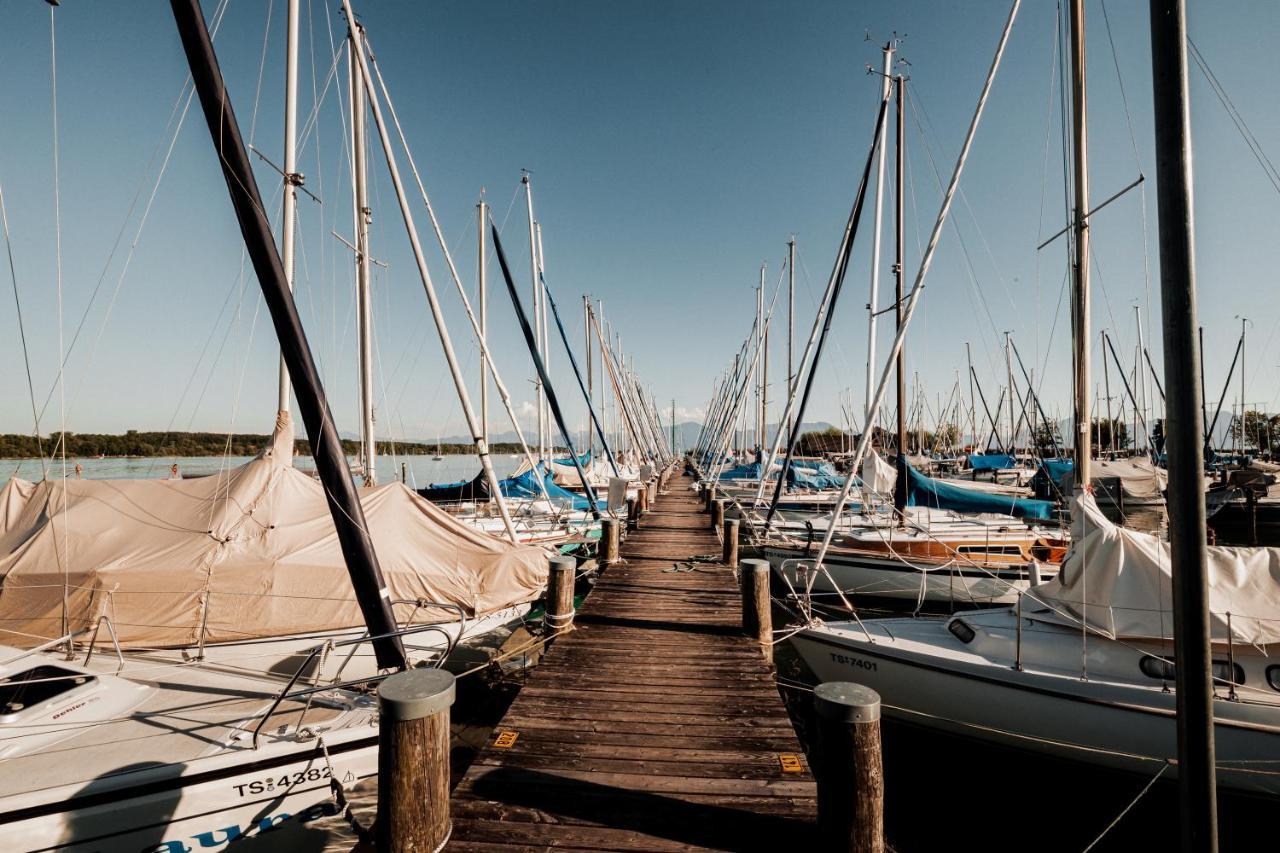 Chiemsee Ferienwohnung Gartenblick Prien am Chiemsee Zewnętrze zdjęcie